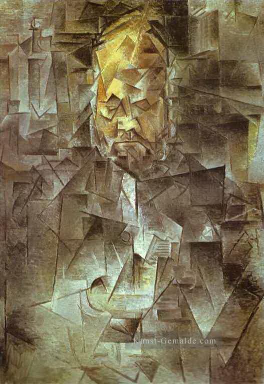 Porträt von Ambroise Vollard 1910 kubistisch Ölgemälde